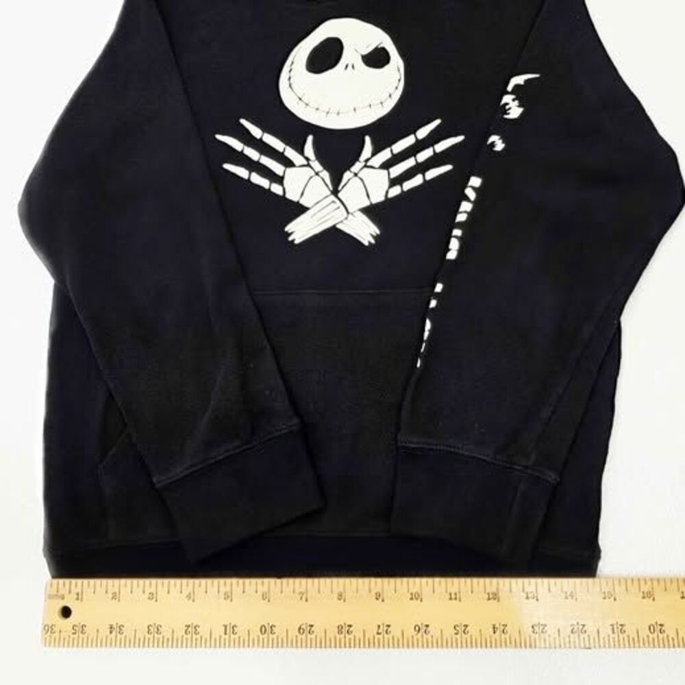 Disney Nightmare Before Christmas Jack Skellington hoodie 🖤 Youth Medium - Picture 6 of 7